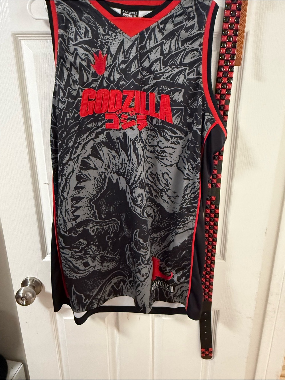 Kids Gray and Red One-Piece Jersey